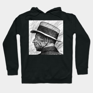 RAINER MARIA RILKE pencil portrait .1 Hoodie